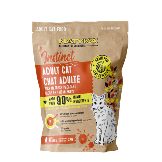 Natyka Instinct Adult cat food (2kg)